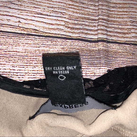 Express Strappy Black Lace Midi Dress - Picture 5 of 7